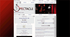 Desktop Screenshot of linfospectacle.net